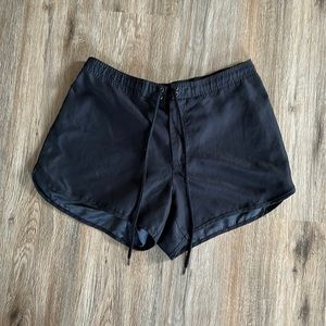 Catalina Black Athletic Swim Shorts Women Size L (12-14)